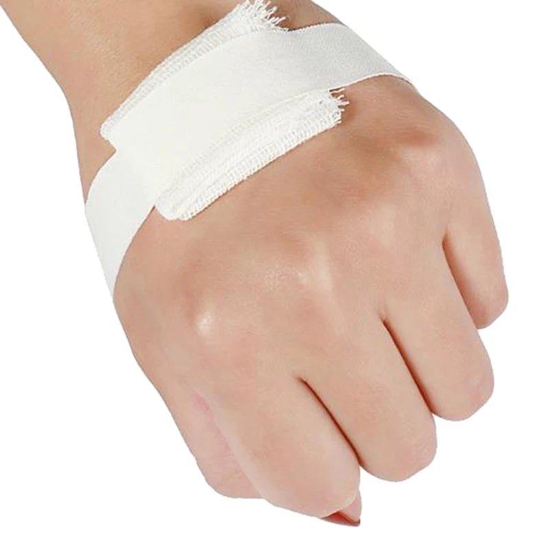5Roll Breathable Tape Medical Adhesive Pressure Tape Fix Wound Dressing
