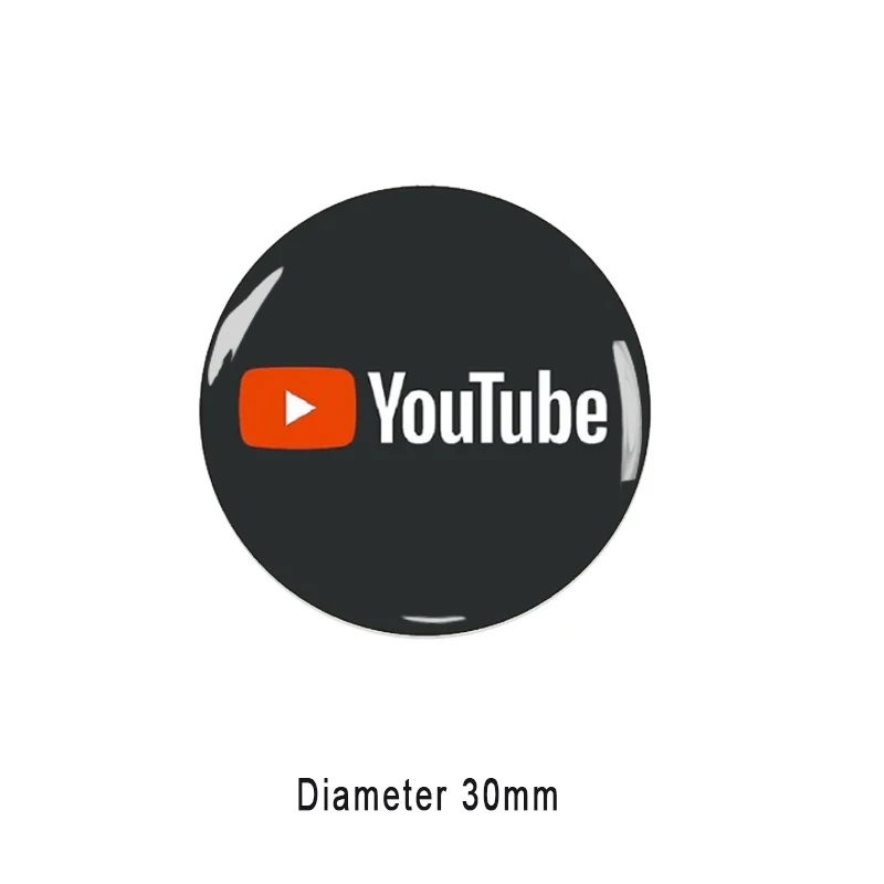 On-Metal Google Reviews Instagram Facebook NFC Tag Sticker Epoxy Lables for Social Media