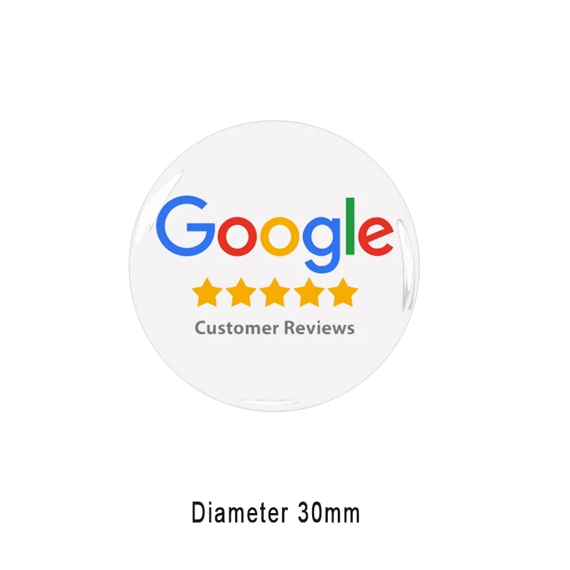 On-Metal Google Reviews Instagram Facebook NFC Tag Sticker Epoxy Lables for Social Media