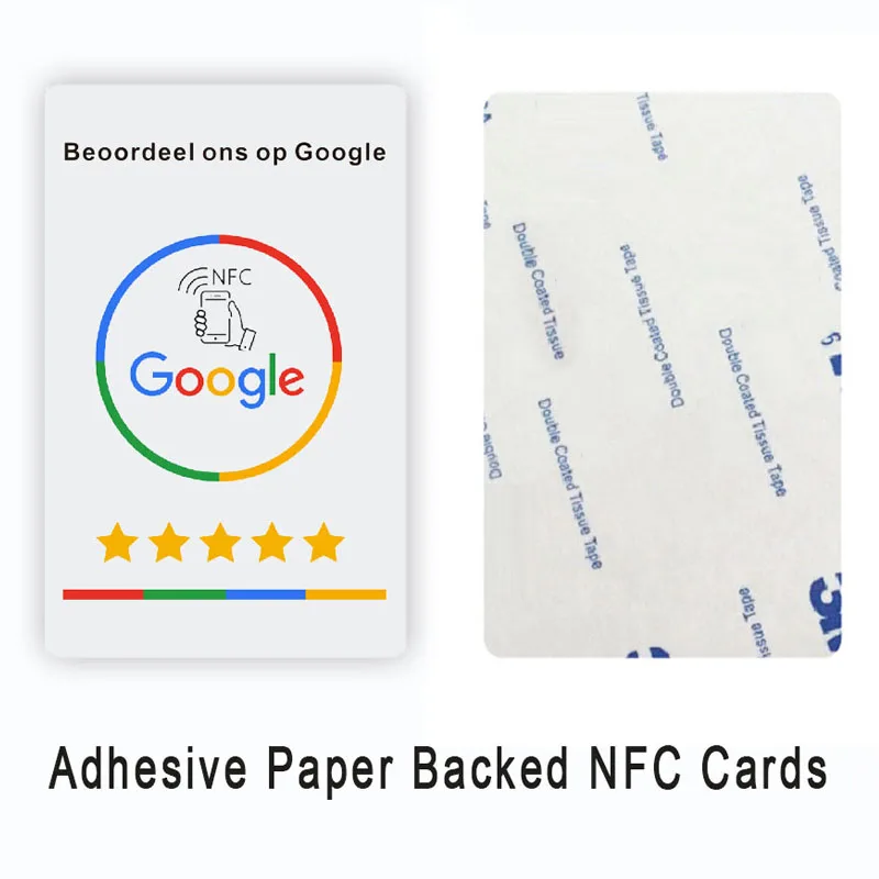NFC Google Review Cards Android/IPhone Tap URL Writing Social Business Review Cards