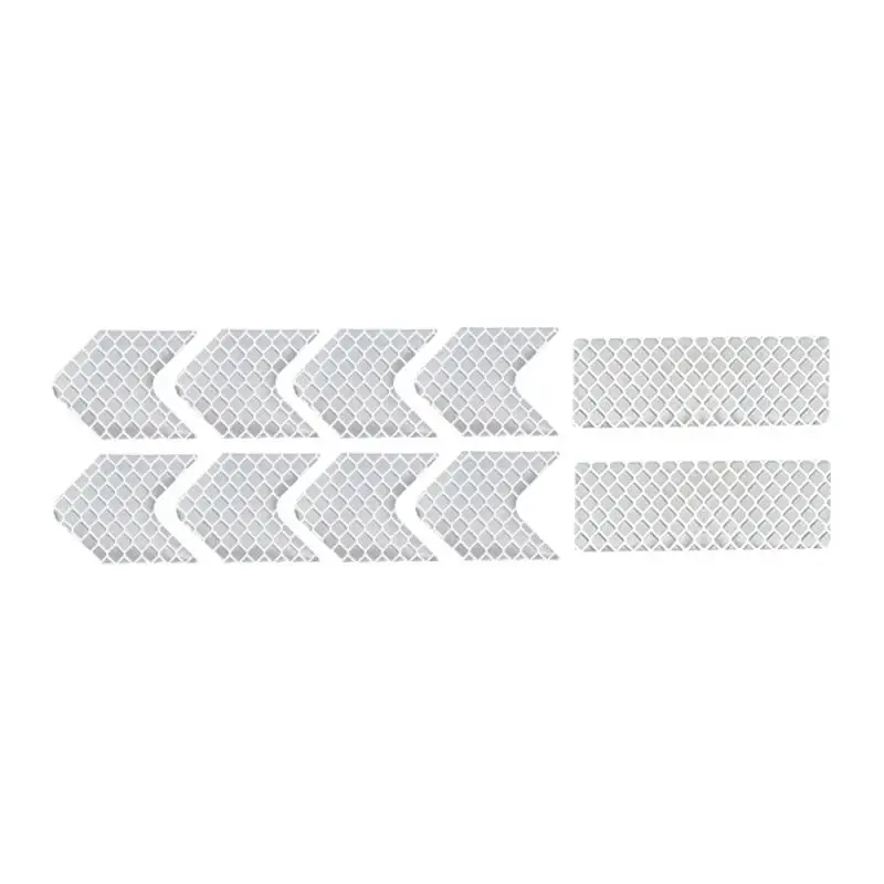 10~50Pcs Reflective Stickers Used for Safety Helmet Night Working Safe Driving Warning Motorcycle Helmet Car Reflection Sticker