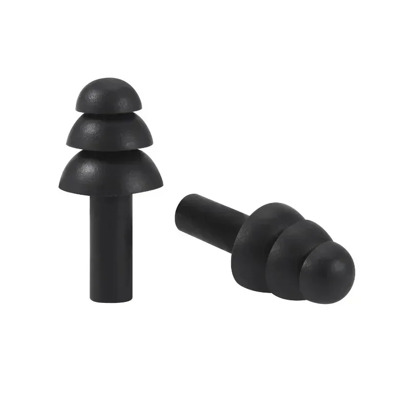 20-160pcs Ear Plugs Sound insulation Waterproof Silicone Ear Protection Earplugs Anti-noise Sleeping Plug For Noise Reduction
