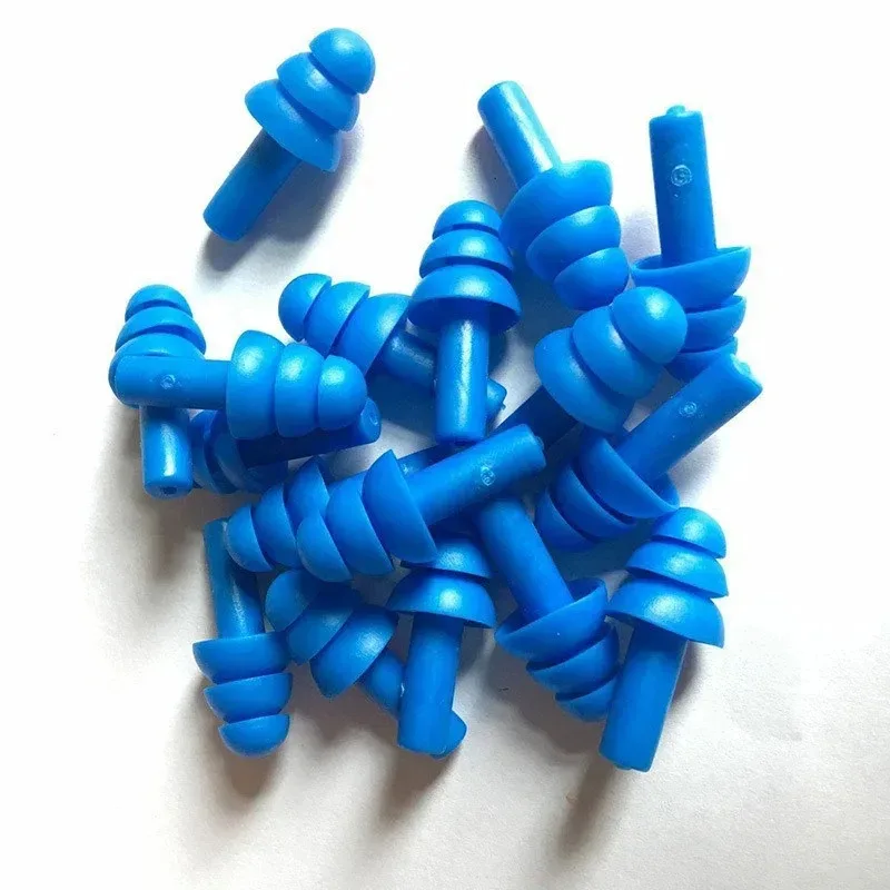 20-160pcs Ear Plugs Sound insulation Waterproof Silicone Ear Protection Earplugs Anti-noise Sleeping Plug For Noise Reduction