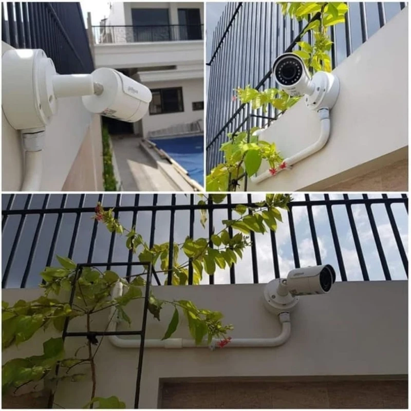 Dahua PFA130-E Water-proof Junction Box Aluminum White Black Camera Mounts IP66 Bracket For Dahua Bullet Camera Turret Camera