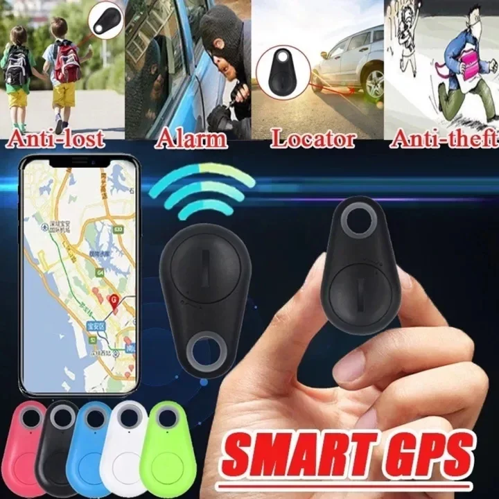 Mini Mobile Bluetooth 5.0 Tracker Anti-Lost Device Round Anti-Lost Device Pet Kids Bag Wallet Tracking Smart Finder Locator 