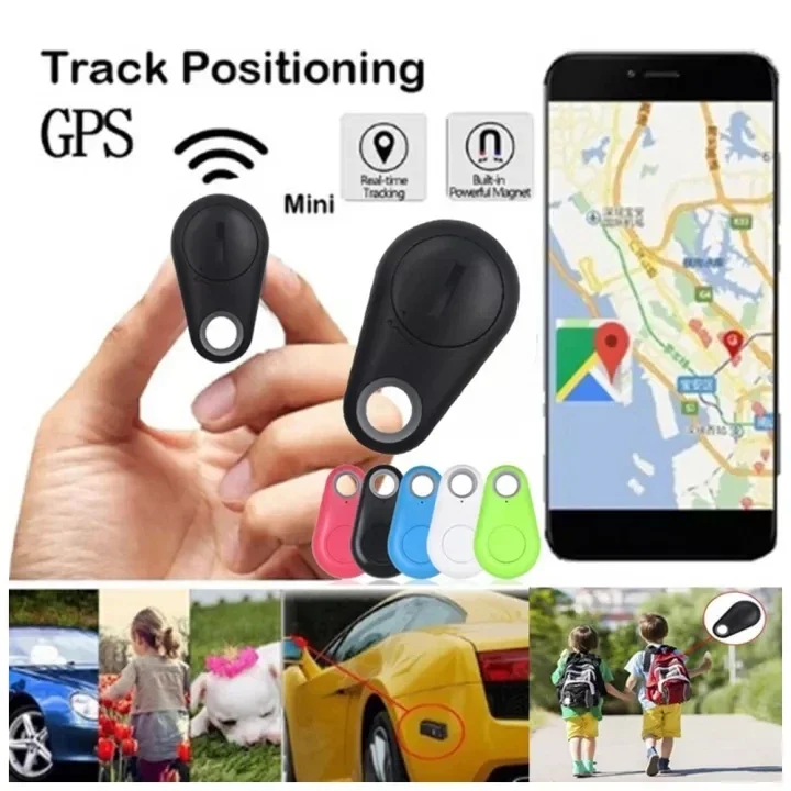 Mini Mobile Bluetooth 5.0 Tracker Anti-Lost Device Round Anti-Lost Device Pet Kids Bag Wallet Tracking Smart Finder Locator 