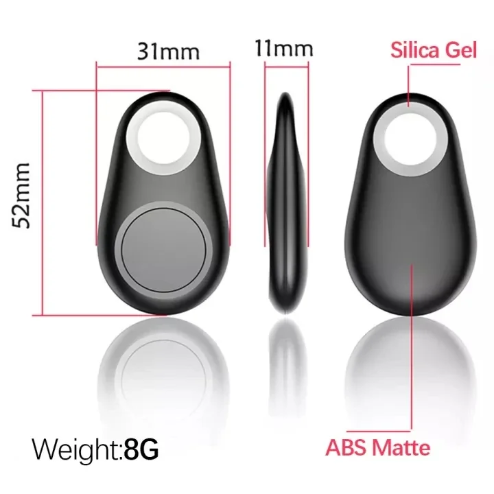 Mini Mobile Bluetooth 5.0 Tracker Anti-Lost Device Round Anti-Lost Device Pet Kids Bag Wallet Tracking Smart Finder Locator 