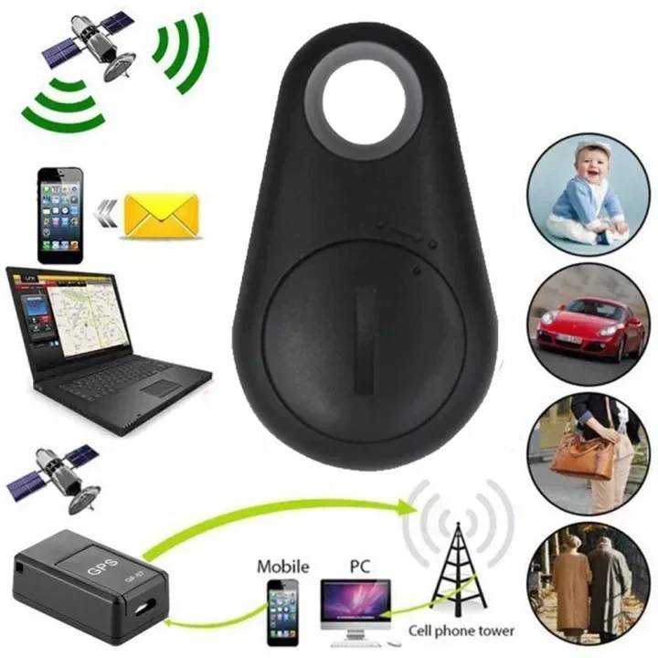 Mini Mobile Bluetooth 5.0 Tracker Anti-Lost Device Round Anti-Lost Device Pet Kids Bag Wallet Tracking Smart Finder Locator 