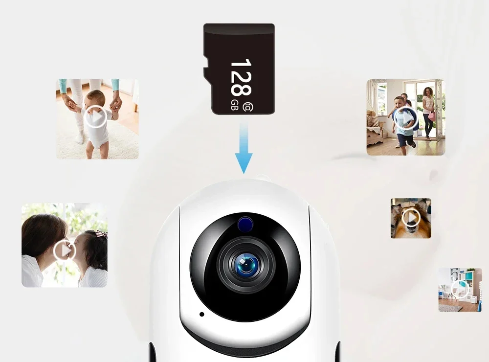 IP Camera Wifi YCC365 Plus Smart Home 1620P HD Surveillance Camera Auto Tracking Night Vision Wireless Indoor Security Camera