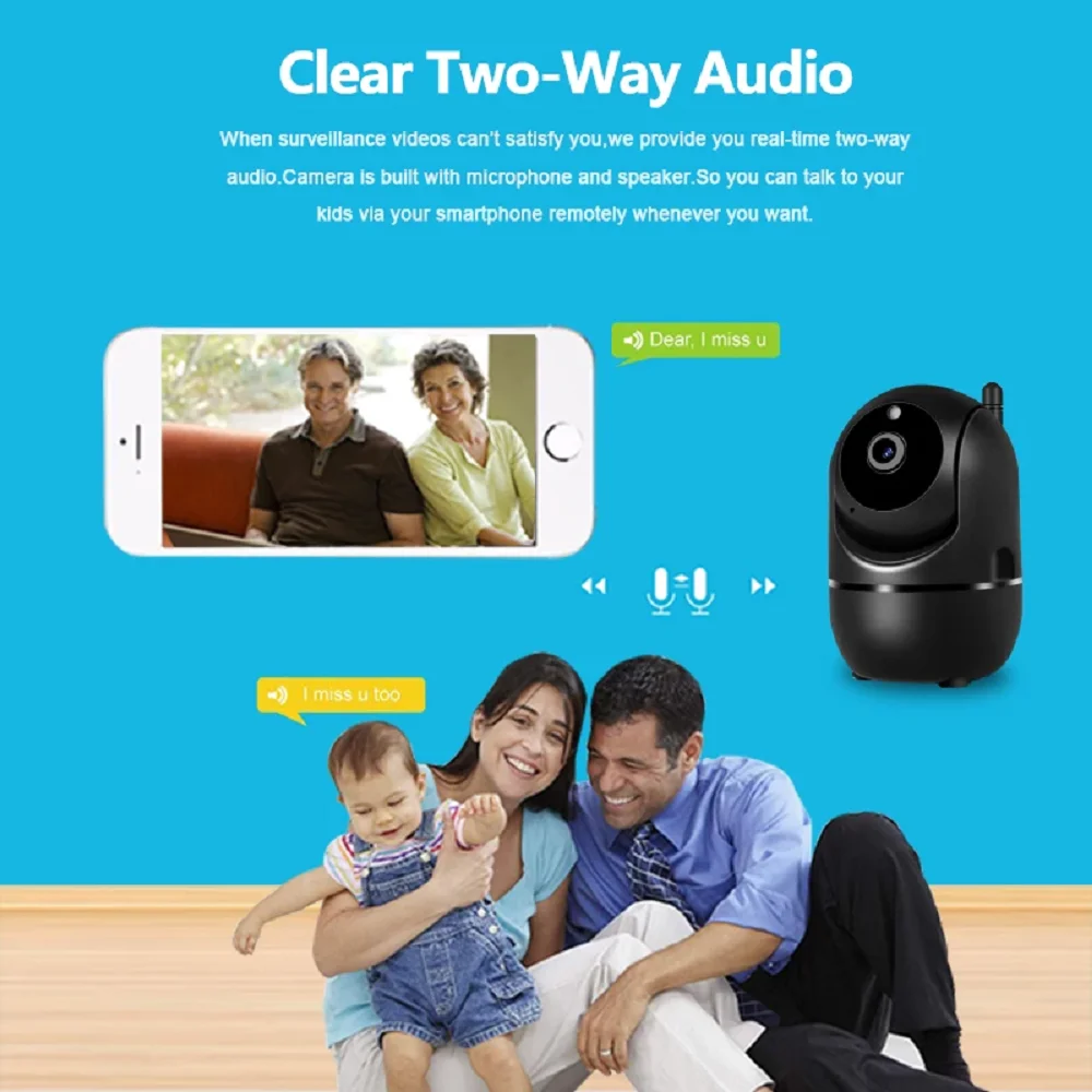 IP Camera Wifi YCC365 Plus Smart Home 1620P HD Surveillance Camera Auto Tracking Night Vision Wireless Indoor Security Camera