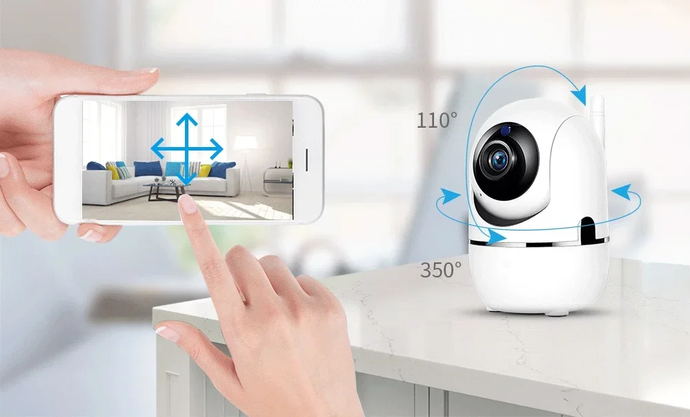 IP Camera Wifi YCC365 Plus Smart Home 1620P HD Surveillance Camera Auto Tracking Night Vision Wireless Indoor Security Camera
