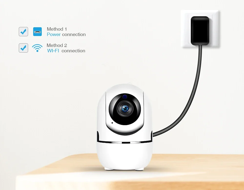 IP Camera Wifi YCC365 Plus Smart Home 1620P HD Surveillance Camera Auto Tracking Night Vision Wireless Indoor Security Camera