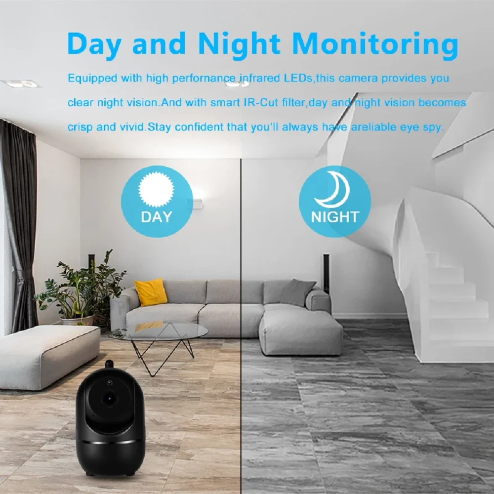 IP Camera Wifi YCC365 Plus Smart Home 1620P HD Surveillance Camera Auto Tracking Night Vision Wireless Indoor Security Camera