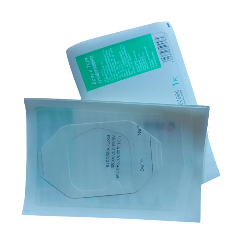 50Pcs Medical Transparent IV Cannula PU Film Sterile Waterproof Self-adhesive Wound Dressing Indwelling Needle Catheter Fixation