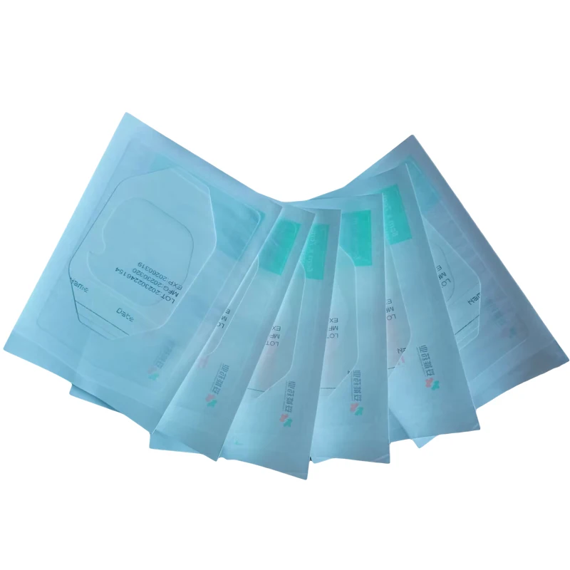 50Pcs Medical Transparent IV Cannula PU Film Sterile Waterproof Self-adhesive Wound Dressing Indwelling Needle Catheter Fixation