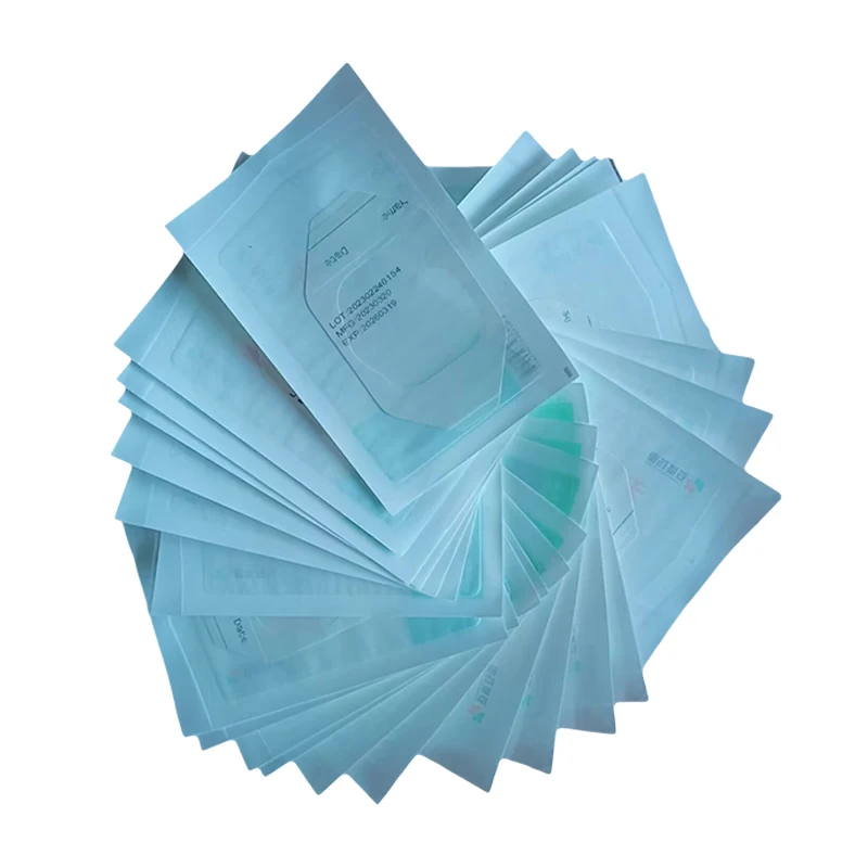 50Pcs Medical Transparent IV Cannula PU Film Sterile Waterproof Self-adhesive Wound Dressing Indwelling Needle Catheter Fixation