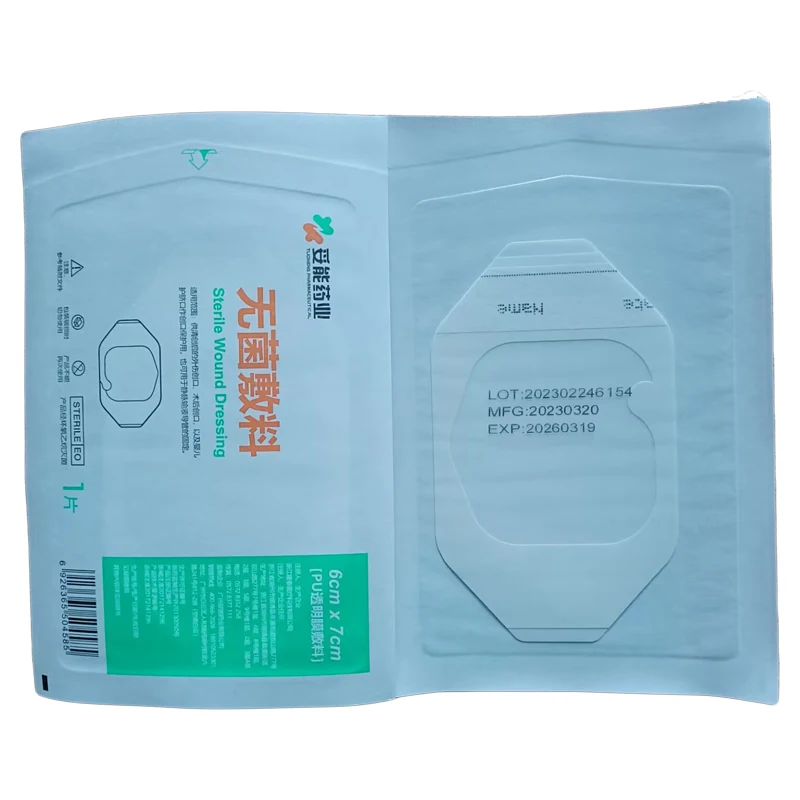 50Pcs Medical Transparent IV Cannula PU Film Sterile Waterproof Self-adhesive Wound Dressing Indwelling Needle Catheter Fixation