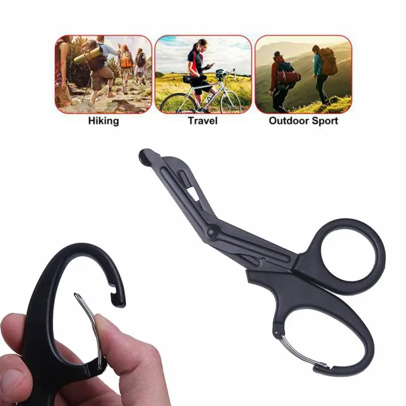 18.5cm Survive Rescue Scissor Gauze Cutter Emergency First Aid Shear Outdoor Clothes Cutting Gardening Tactical Medical Scissors
