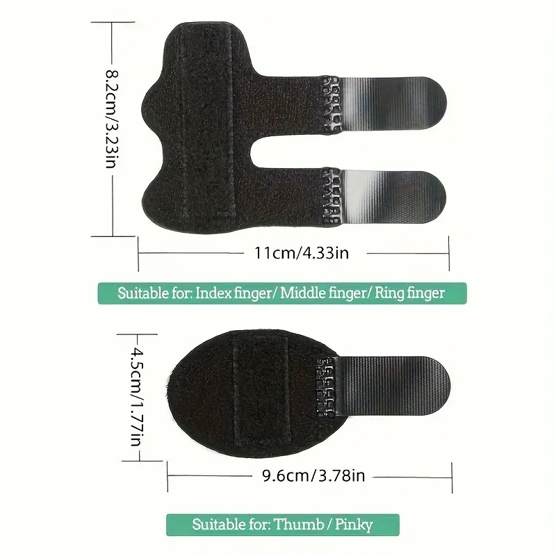3/5pcs Ring Fingers Fixation Splint Socket Joint Dislocation Sprain Corrector Rehabilitation Support Straight Bending Protection