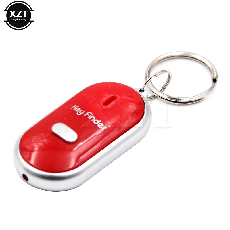 Remote Control Key Finder Wireless Anti-lost Keychain Whistle Flash Remote Kid Bag Wallet Key Finder Locator Alarm