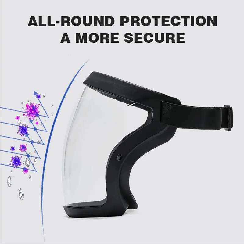 Anti-fog Protective Mask-Dust and Splash Resistant, Suitable for Sports, Work, Grinding, Weeding/mowing, Plastic Face Mask