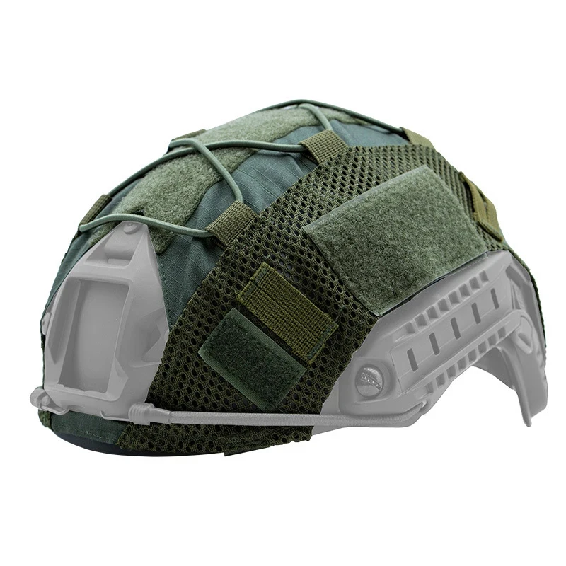Tactical Helmet Cover for Fast MH PJ BJ OPS-Core Helmet Airsoft Paintball High-cut Helmet Cover camo with Elastic Cord