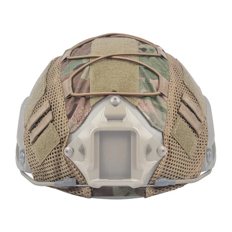 Tactical Helmet Cover for Fast MH PJ BJ OPS-Core Helmet Airsoft Paintball High-cut Helmet Cover camo with Elastic Cord