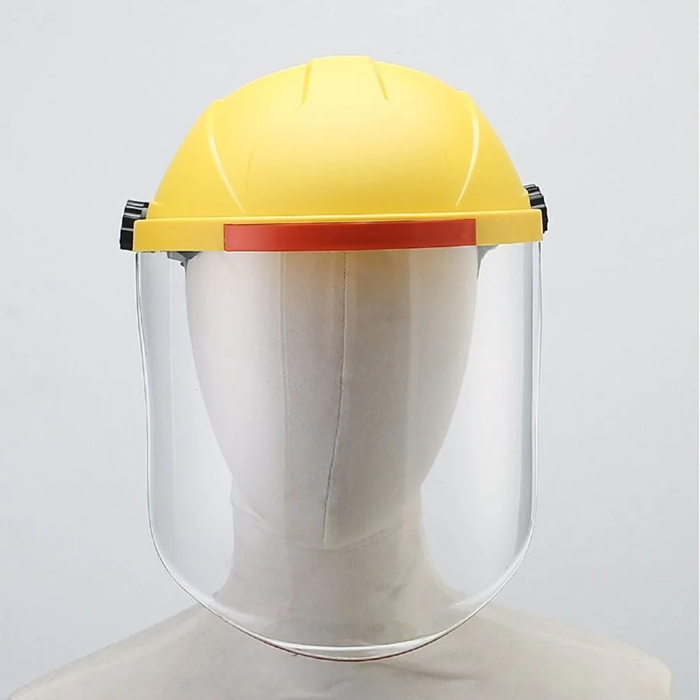 PC Plastic Welding Protective Mask Transparent Flip Front Visor Welding Helmet Full Protection Anti-UV Protective Face Cover