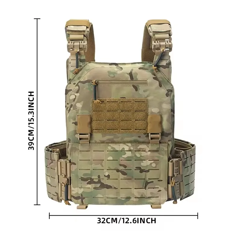 6094 Combat Vest 1000D High-Tensile Nylon Laser-Cut Webbing Rapid-Response for Hunting, Survival & Tactical Scenarios