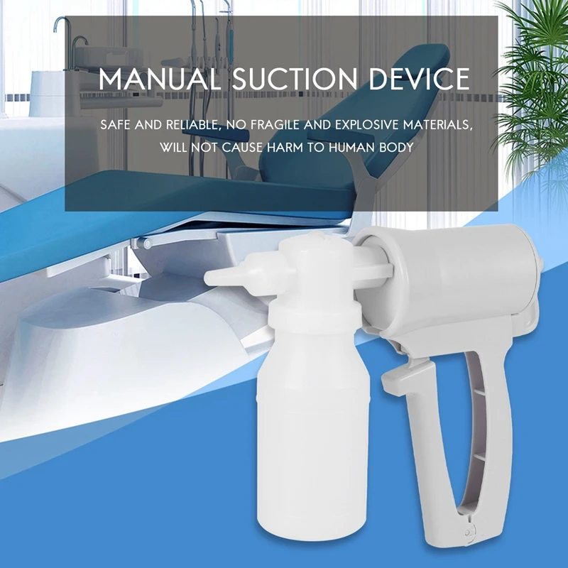 Portable Manual Sputum Suction Pump Handheld Medical Aspirator Device for Elderly Child Home Care Sterile Catheter Tube