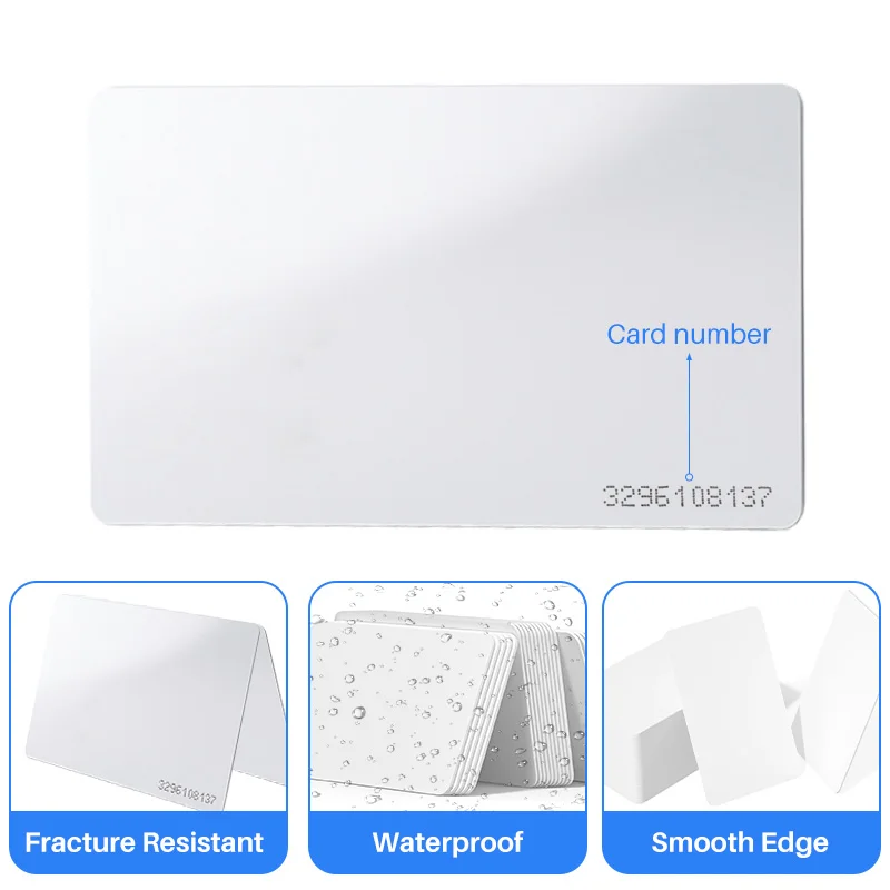 10PCS Rewritable RFID 13.56MHz CUID UID Blank Card Clone Card Copyable Changeable Smart IC S50 Card Duplicator White Cards