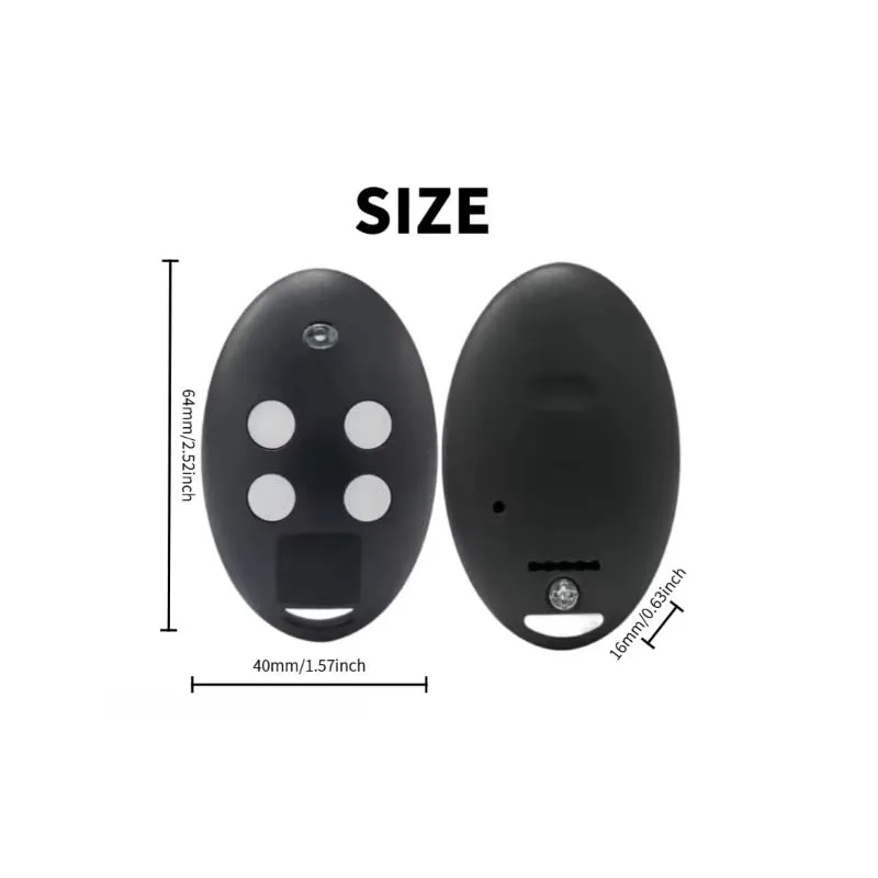 Remote Control MITTO 2 4 KLEIO B RCA 02 04 TRC1 TRC2 TRC4 Garage Door Opener 433.92MHz Transmitter