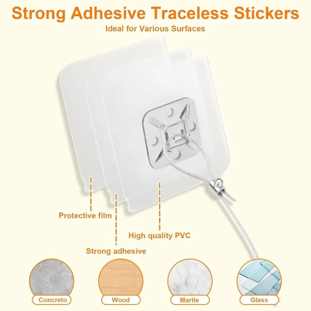 Anti-Tip TV Safety Strap Premium Adjustable Anti-Tip Furniture Fastening Kit Secure Easy Install