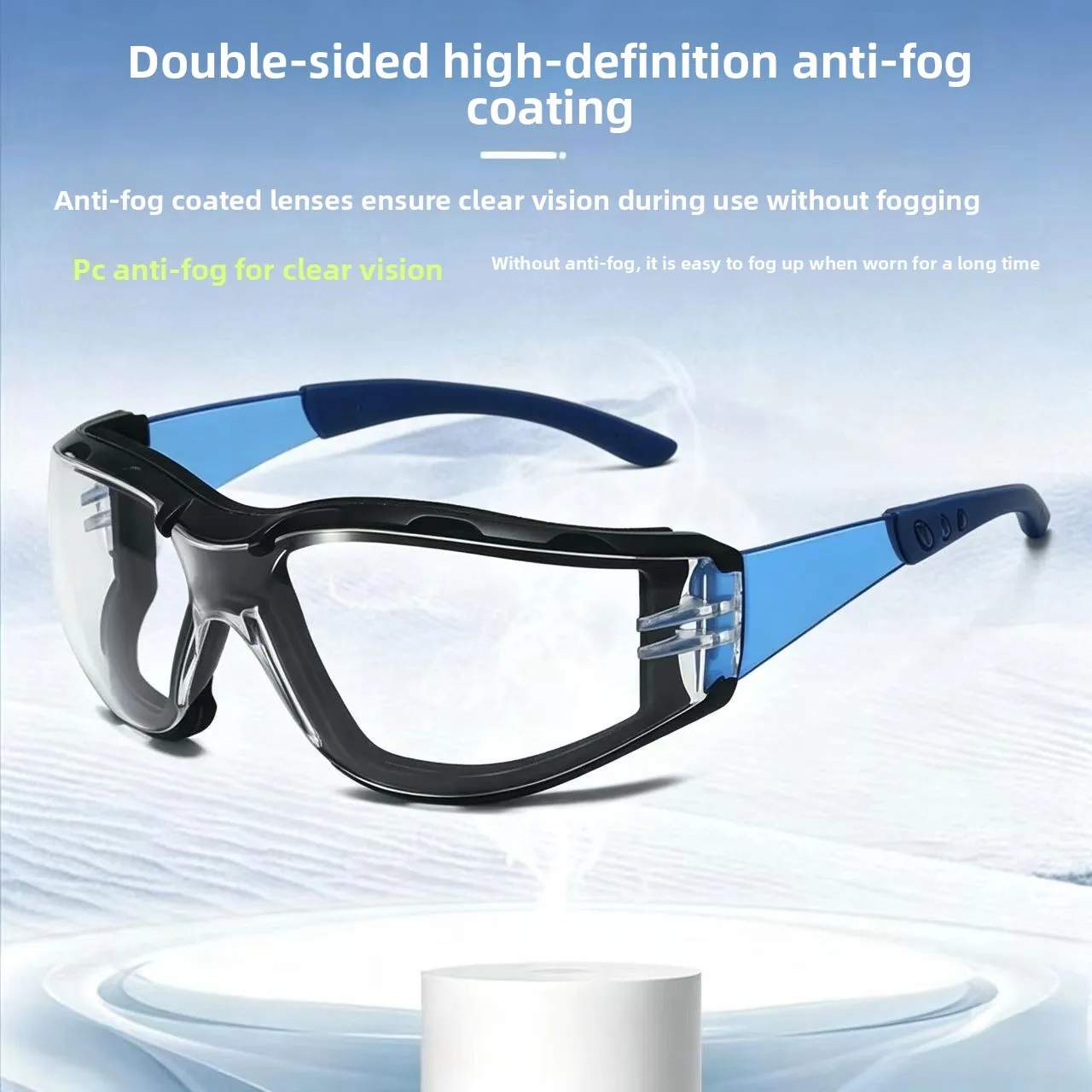 Outdoor Cycling Windproof Goggles Industrial Safety Glasses Anti Impact Anti Splash Dust Proof Non Fogging Protective Eyewear