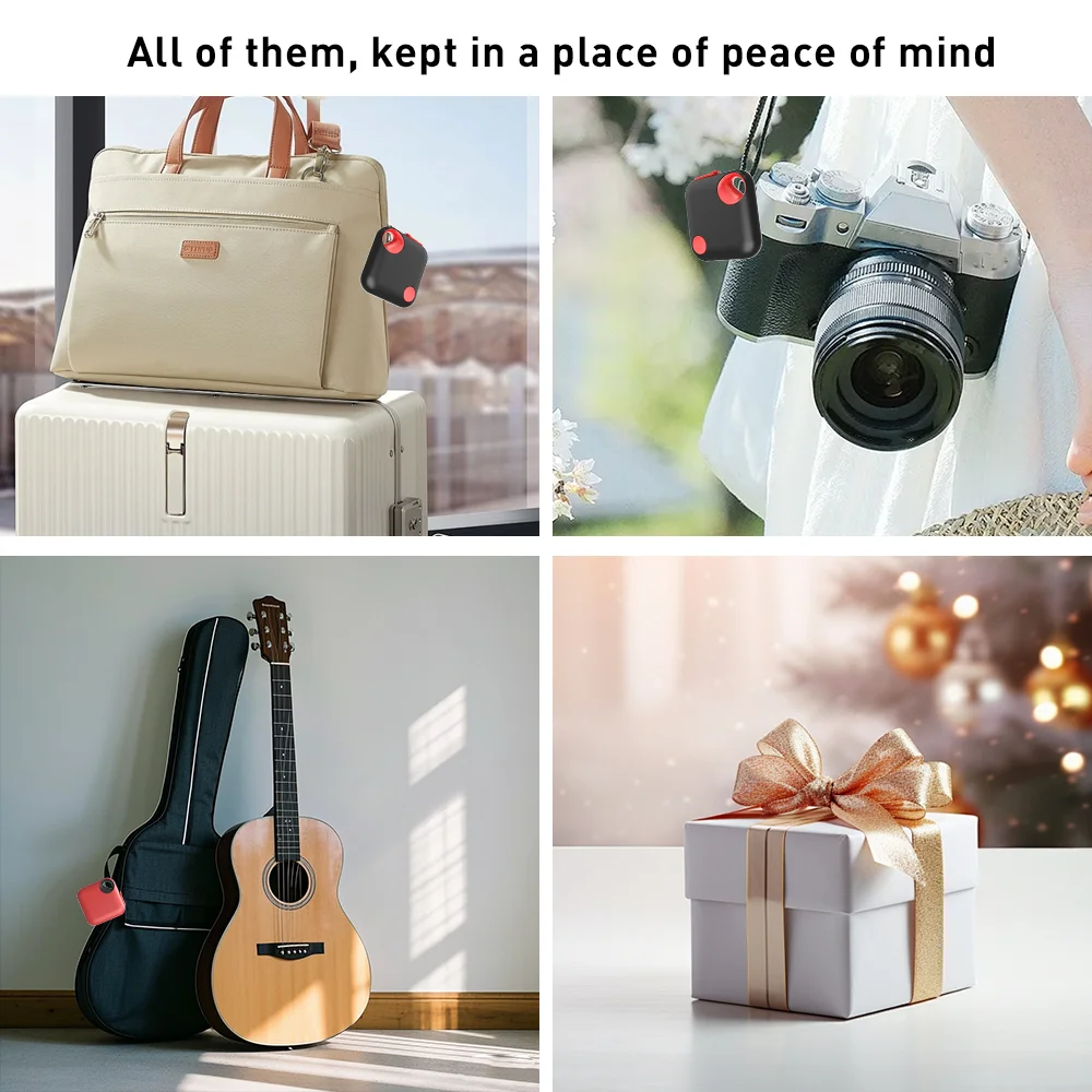 New Dual System Tracker for iOS or Android Bluetooth Tracking Tag Item Locator Keys Bag Work with iOS Find My or Google Find Hub