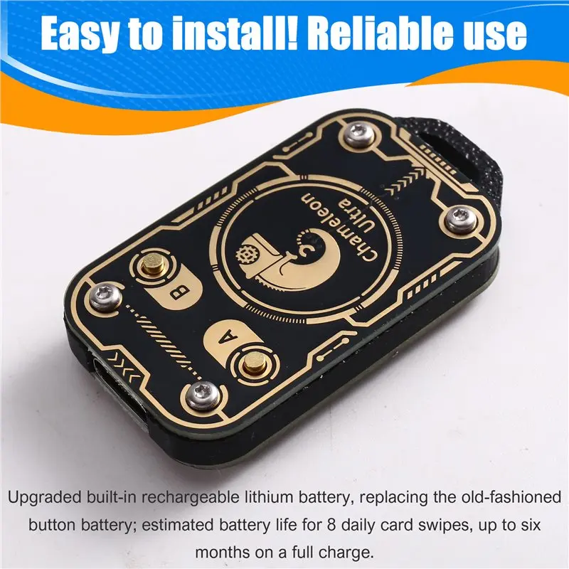 Chameleon Ultra V3.0 RFID Smart Chip Emulator Read Writer ID IC 125K 13.56Mhz Smart Card Tag Copyer RFID Card Reader