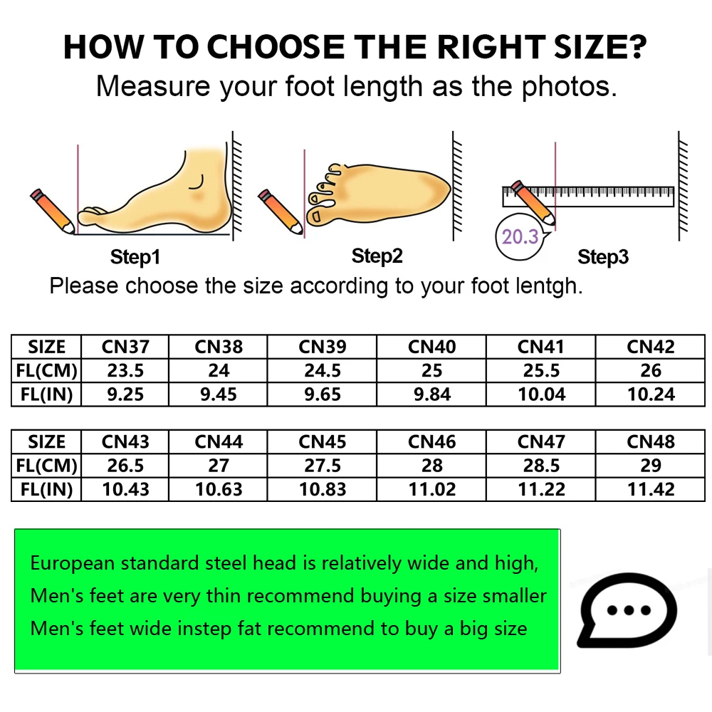 Men's Safety Shoes Anti- Crush Steel Toe Puncture Resistant Kevlar Lightweight Breathable Upper Slip-On Work Shoes