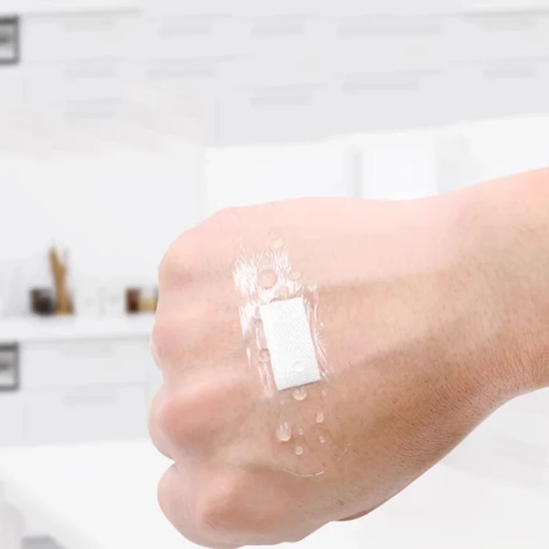 120 Pieces of Waterproof Band-Aid, Transparent, Invisible, Hemostatic, Breathable, Anti-Wear Band-Aid