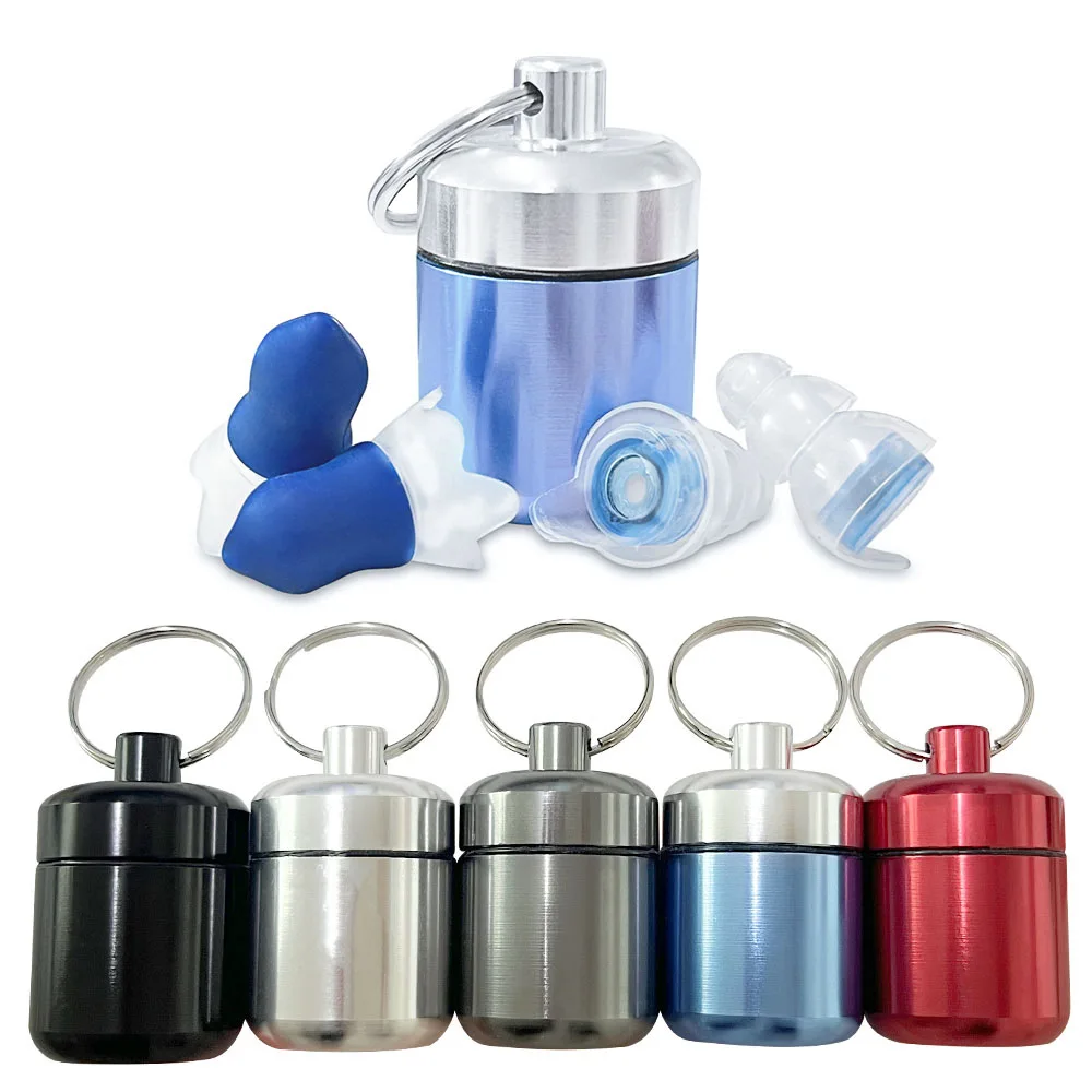 High Fidelity Music Earplugs with Noise Reduction Filter, Soundproof Drum Ear Plugs for Concerts Drummers Sleep Study