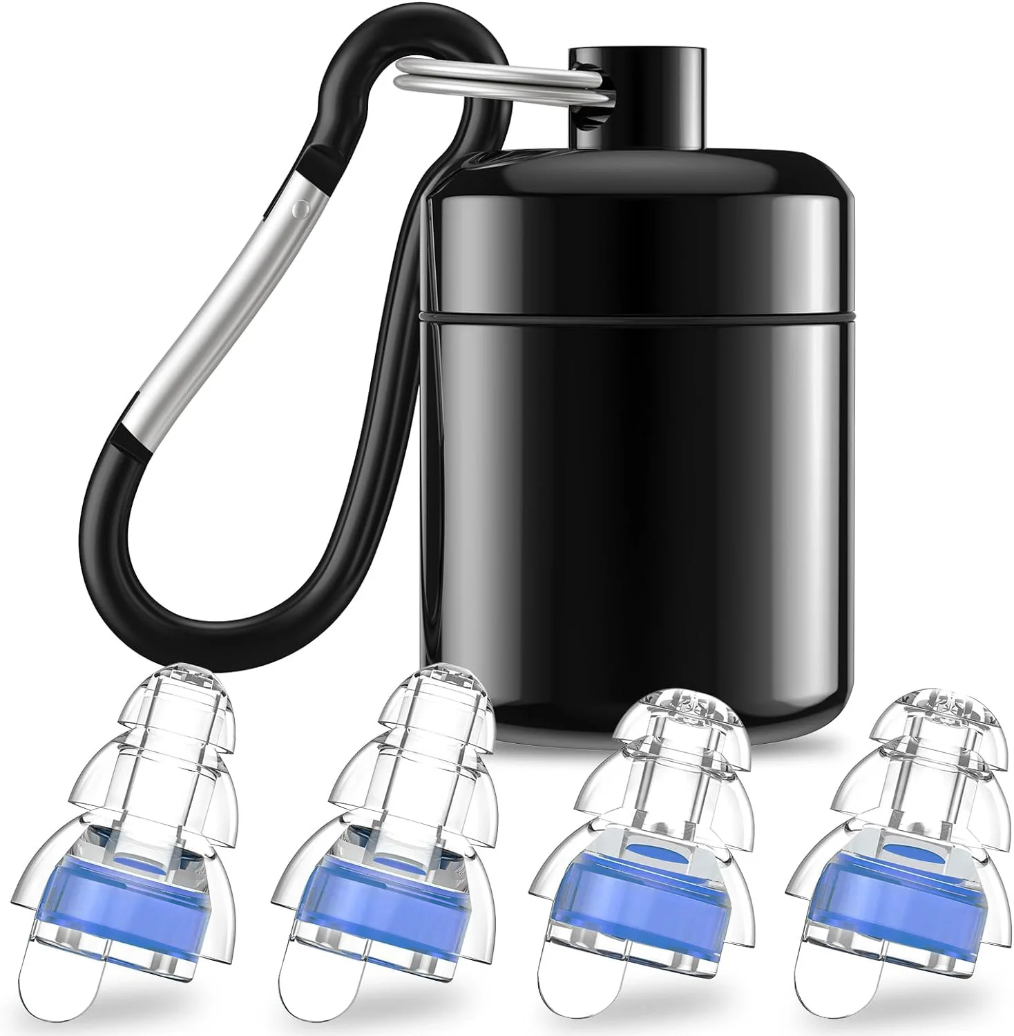 High Fidelity Music Earplugs with Noise Reduction Filter, Soundproof Drum Ear Plugs for Concerts Drummers Sleep Study