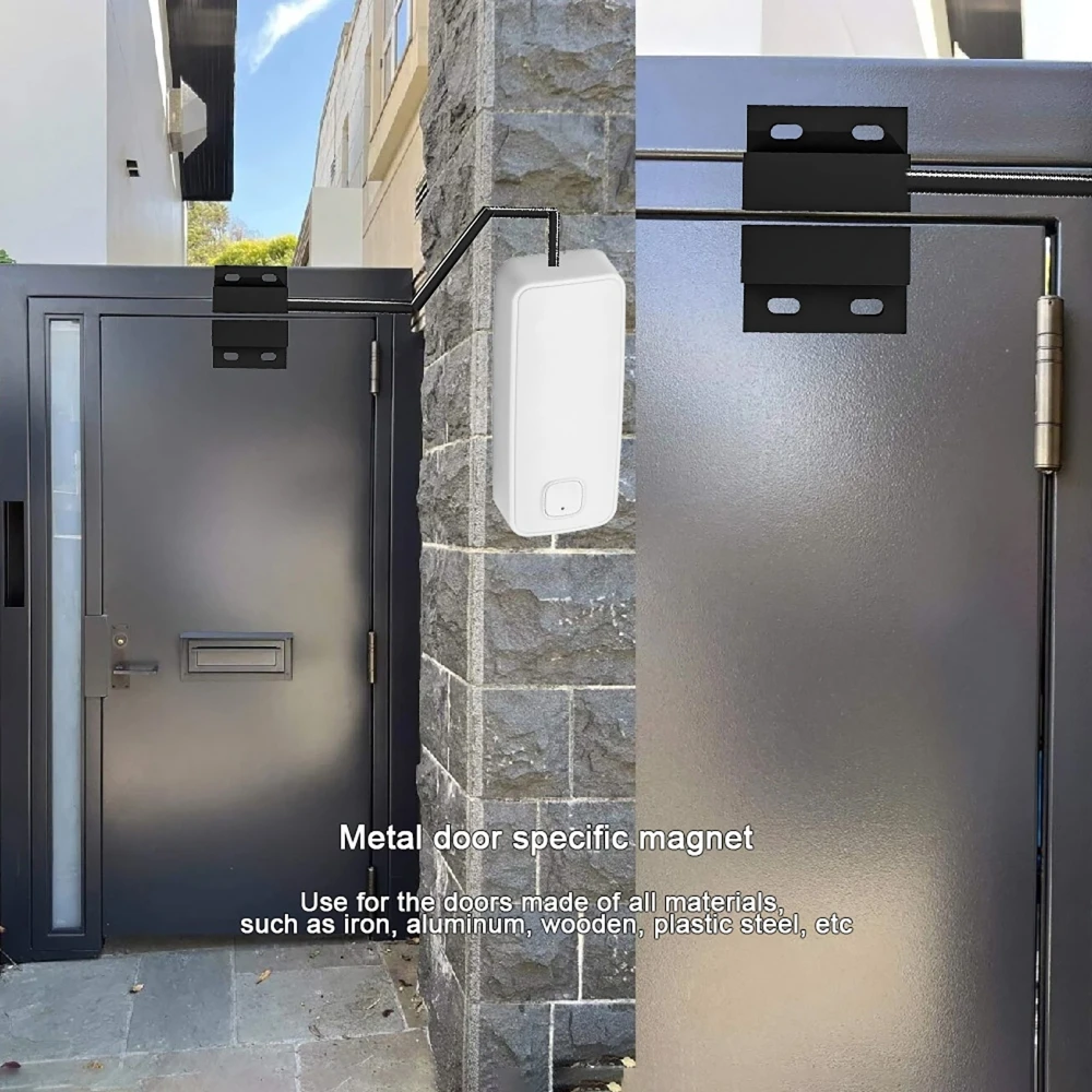 Tuya WIFI Smart Door Magnetic Detector APP Remote Control Home Anti-theft Door Iron Rolling Door Shutter Sensor Security Alarm