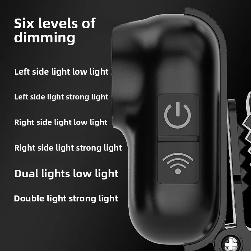 High-brightness Headlamp, Camera-Style, Waterproof, Rechargeable, Long Battery Life, Outdoor Head-Mounted Fishing Sensor Light