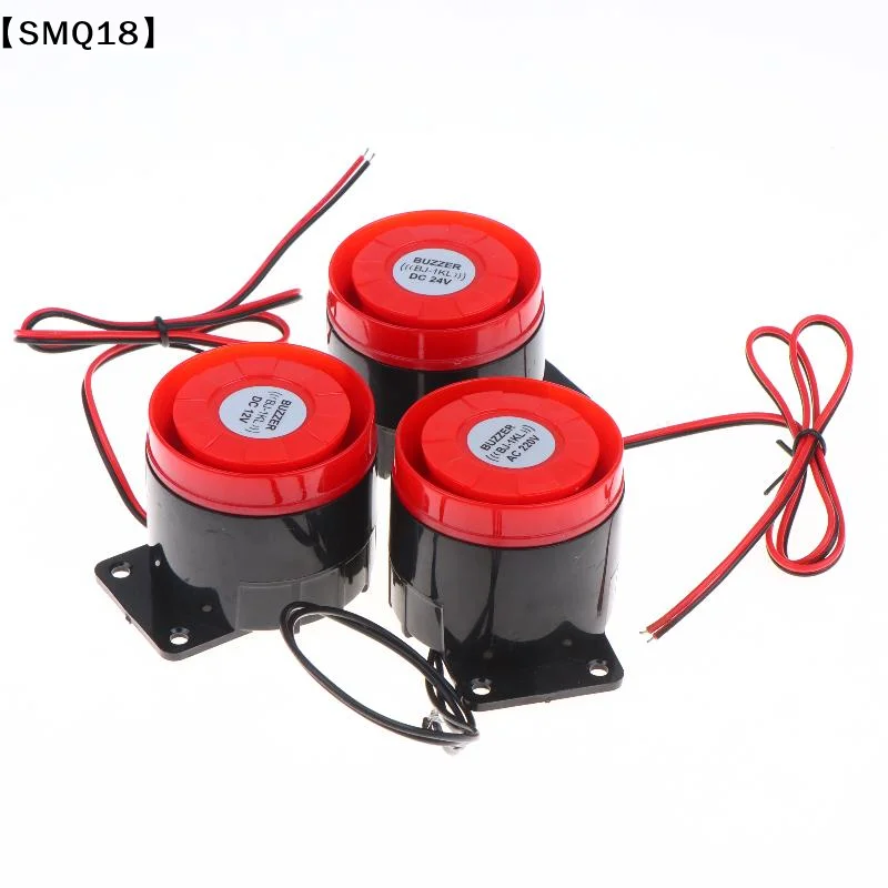 1Pcs High Decibel Sound And Light Alarm 12V 24V 220V Buzzer Anti-theft Audio Electronic Horn Waterproof Dustproof【SMQ】