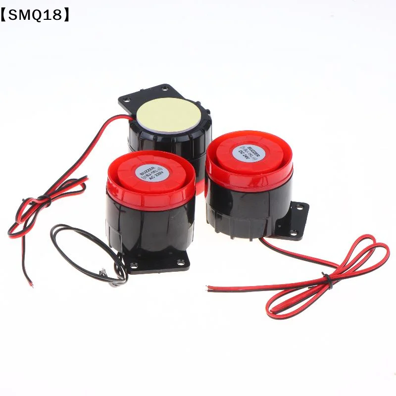 1Pcs High Decibel Sound And Light Alarm 12V 24V 220V Buzzer Anti-theft Audio Electronic Horn Waterproof Dustproof【SMQ】