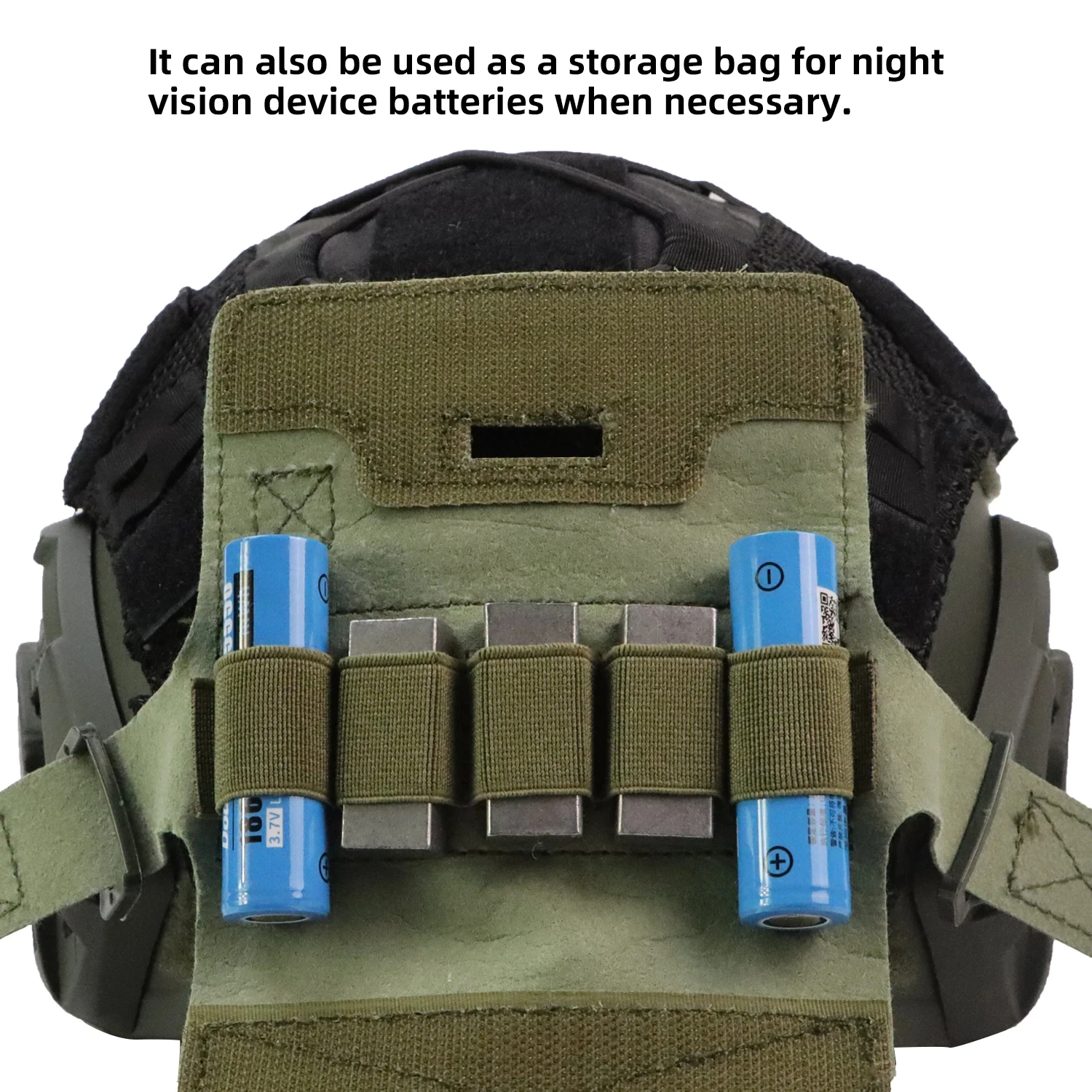 BOOIU Helmet Counterweight Tactical Helmet Balancing Weight Bag Counterbalance W/5 Counter Blocks for OPS Fast PJ MH Accessories