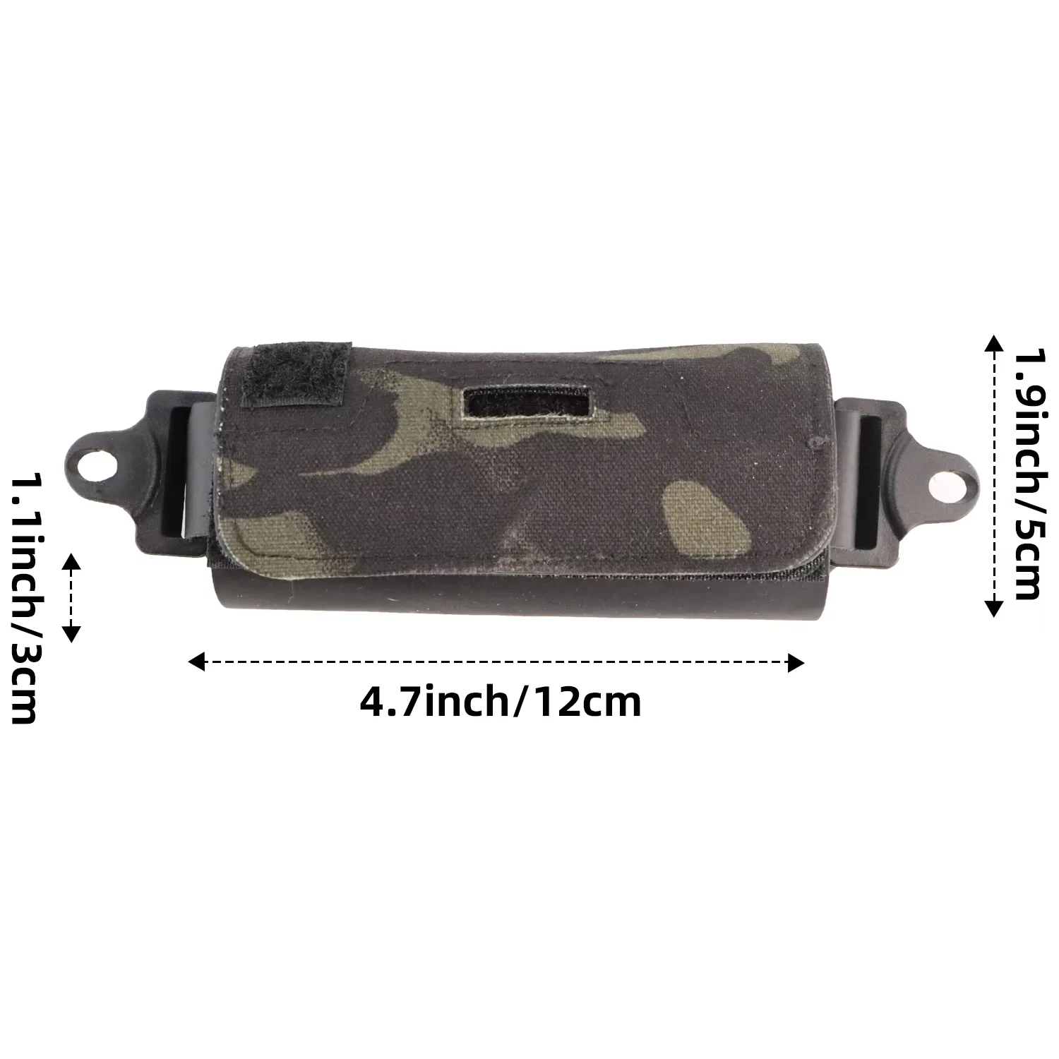 BOOIU Helmet Counterweight Tactical Helmet Balancing Weight Bag Counterbalance W/5 Counter Blocks for OPS Fast PJ MH Accessories