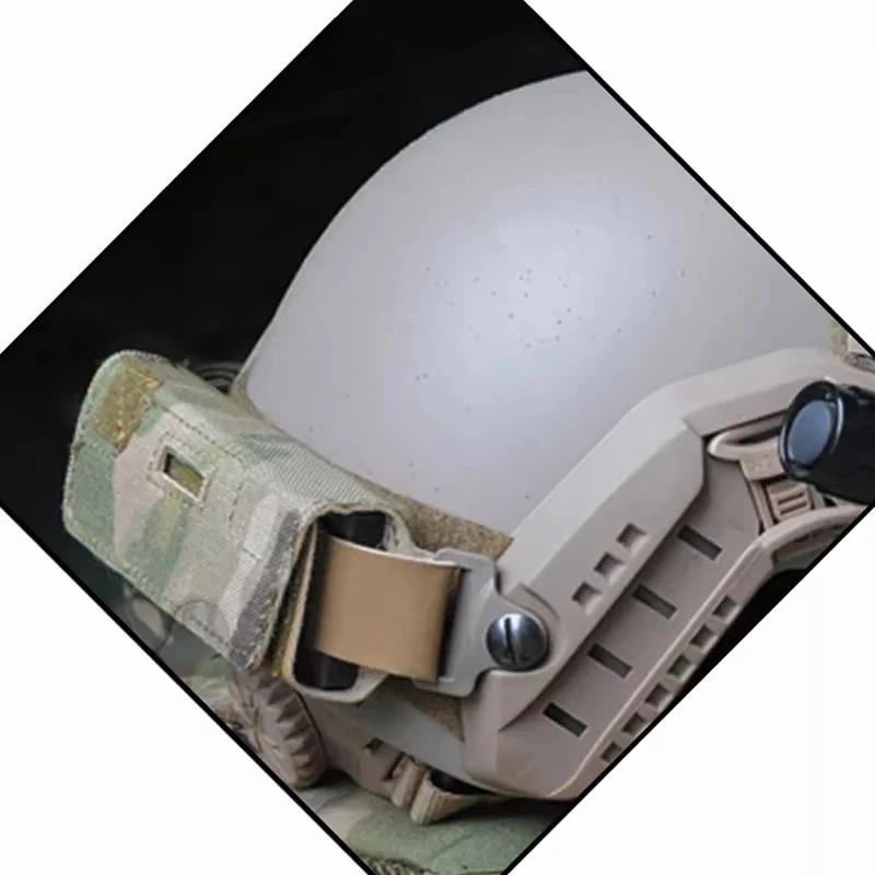 BOOIU Helmet Counterweight Tactical Helmet Balancing Weight Bag Counterbalance W/5 Counter Blocks for OPS Fast PJ MH Accessories