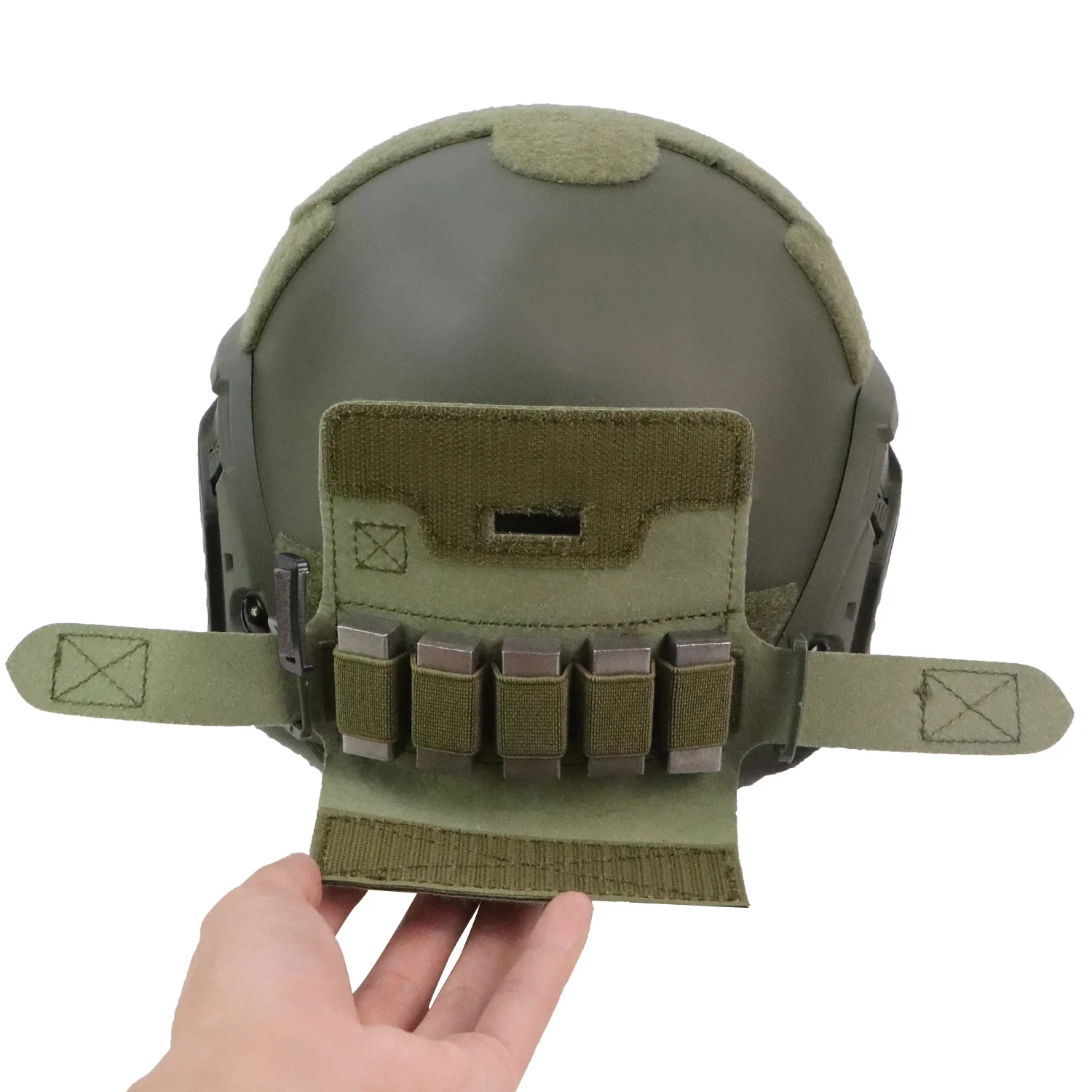 BOOIU Helmet Counterweight Tactical Helmet Balancing Weight Bag Counterbalance W/5 Counter Blocks for OPS Fast PJ MH Accessories