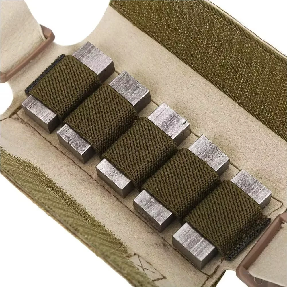 BOOIU Helmet Counterweight Tactical Helmet Balancing Weight Bag Counterbalance W/5 Counter Blocks for OPS Fast PJ MH Accessories