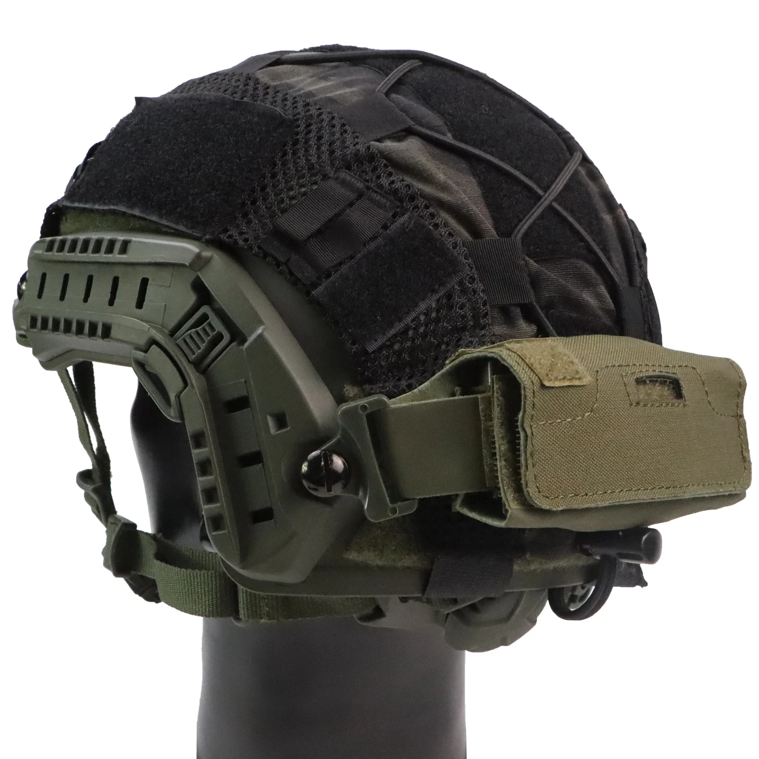 BOOIU Helmet Counterweight Tactical Helmet Balancing Weight Bag Counterbalance W/5 Counter Blocks for OPS Fast PJ MH Accessories